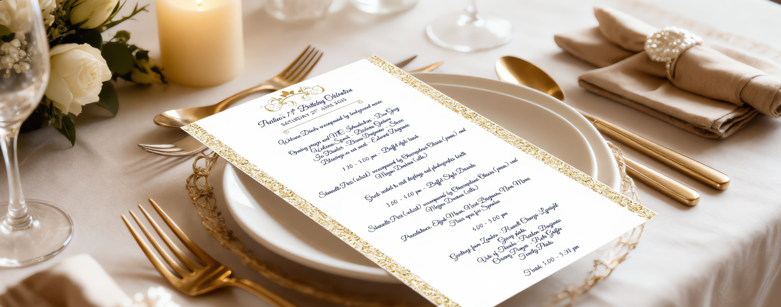 Elegant Catering Menu
